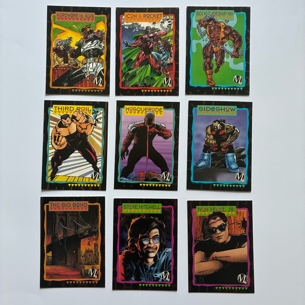 VTG 1993 SkyBox Milestone Comics Trading‎ Cards Lot of 9 DC Universe
